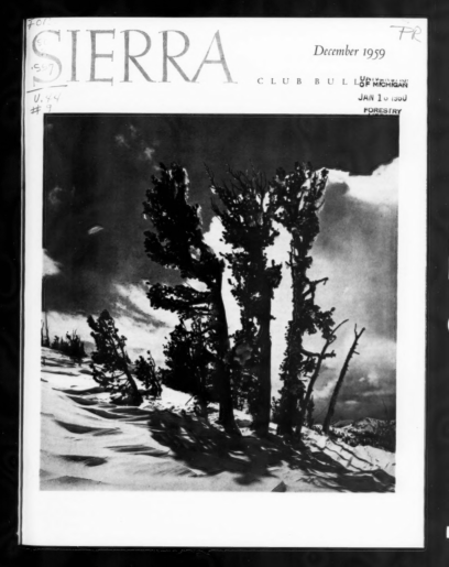 Sierra Club Bulletin 1959 Vol 44 No 9 December thumbnail